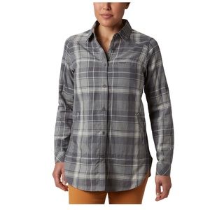Columbia plaid button down